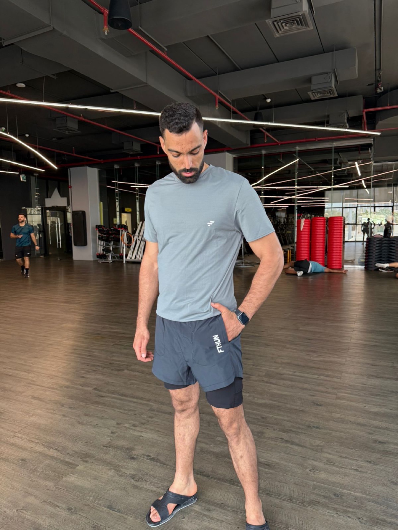 FTHUN steel tee and training short full fit